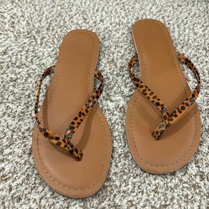 Good condition Jcrew flip flops 9